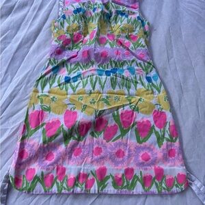 Lily P Floral Multicolor Sleeveless Dress size 6